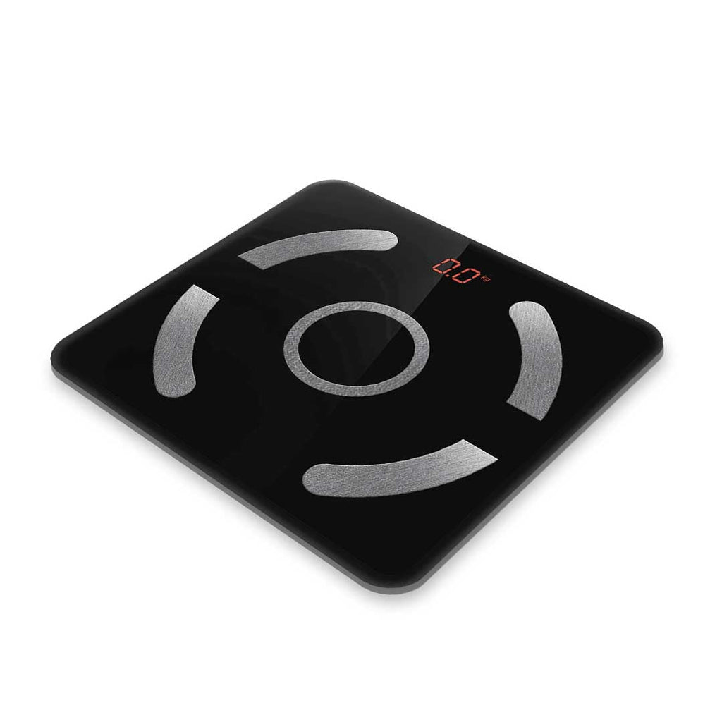 2X Wireless Bluetooth Digital Body Fat Scale Bathroom Weighing Scales Health Analyzer Weight Black NNEAGS