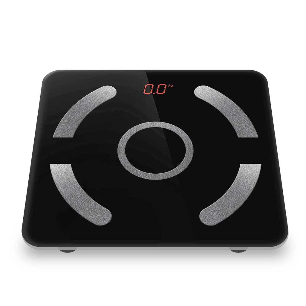 2X Wireless Bluetooth Digital Body Fat Scale Bathroom Weighing Scales Health Analyzer Weight Black NNEAGS