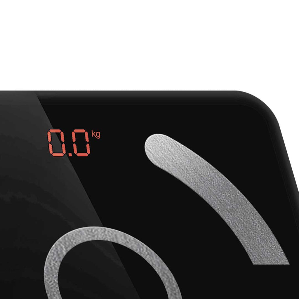 2X Wireless Bluetooth Digital Body Fat Scale Bathroom Weighing Scales Health Analyzer Weight Black NNEAGS