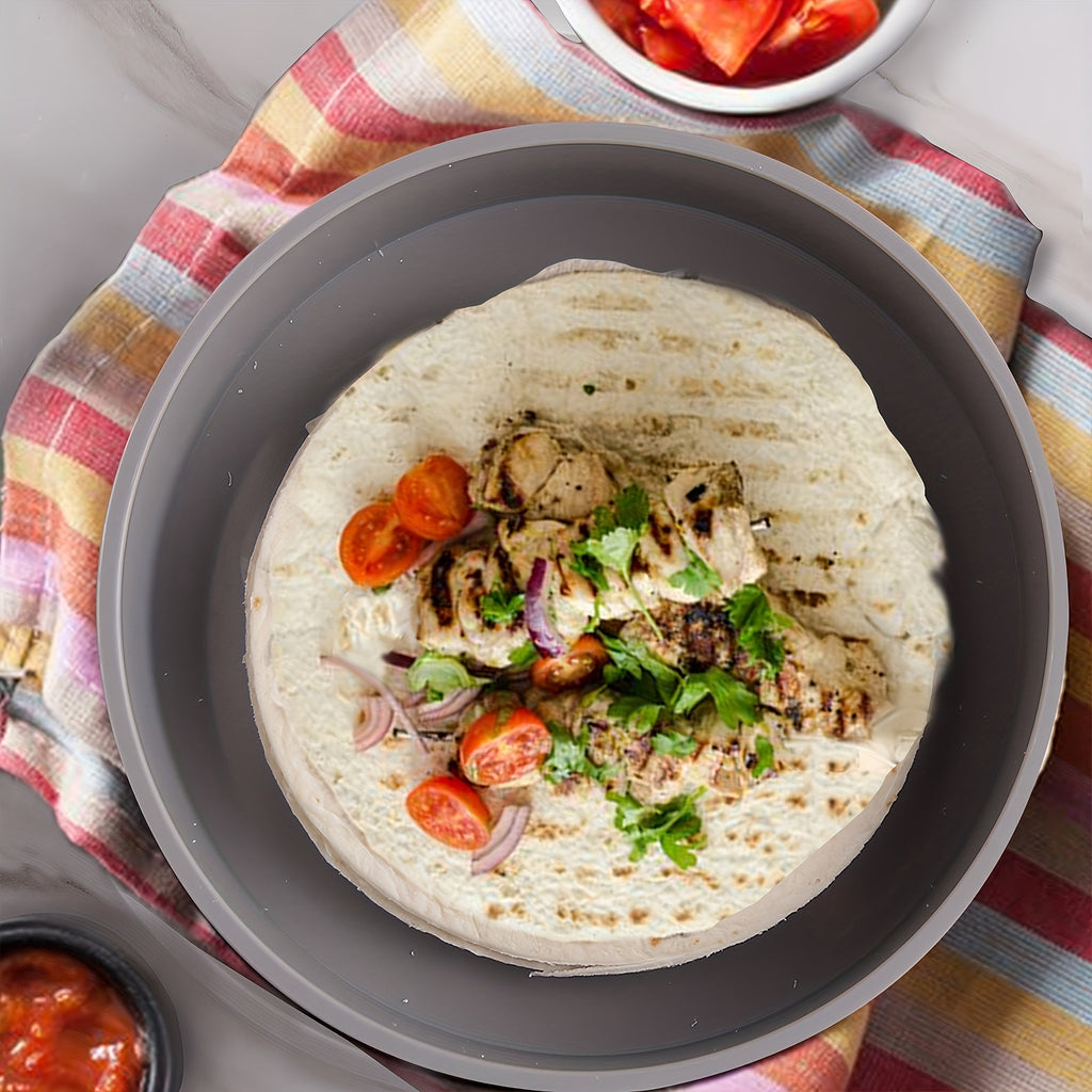 Calentador de tortillas apto para microondas con tapa