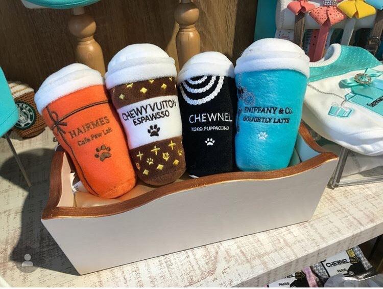 Luxury Plush Blue Sounding Pet Toy