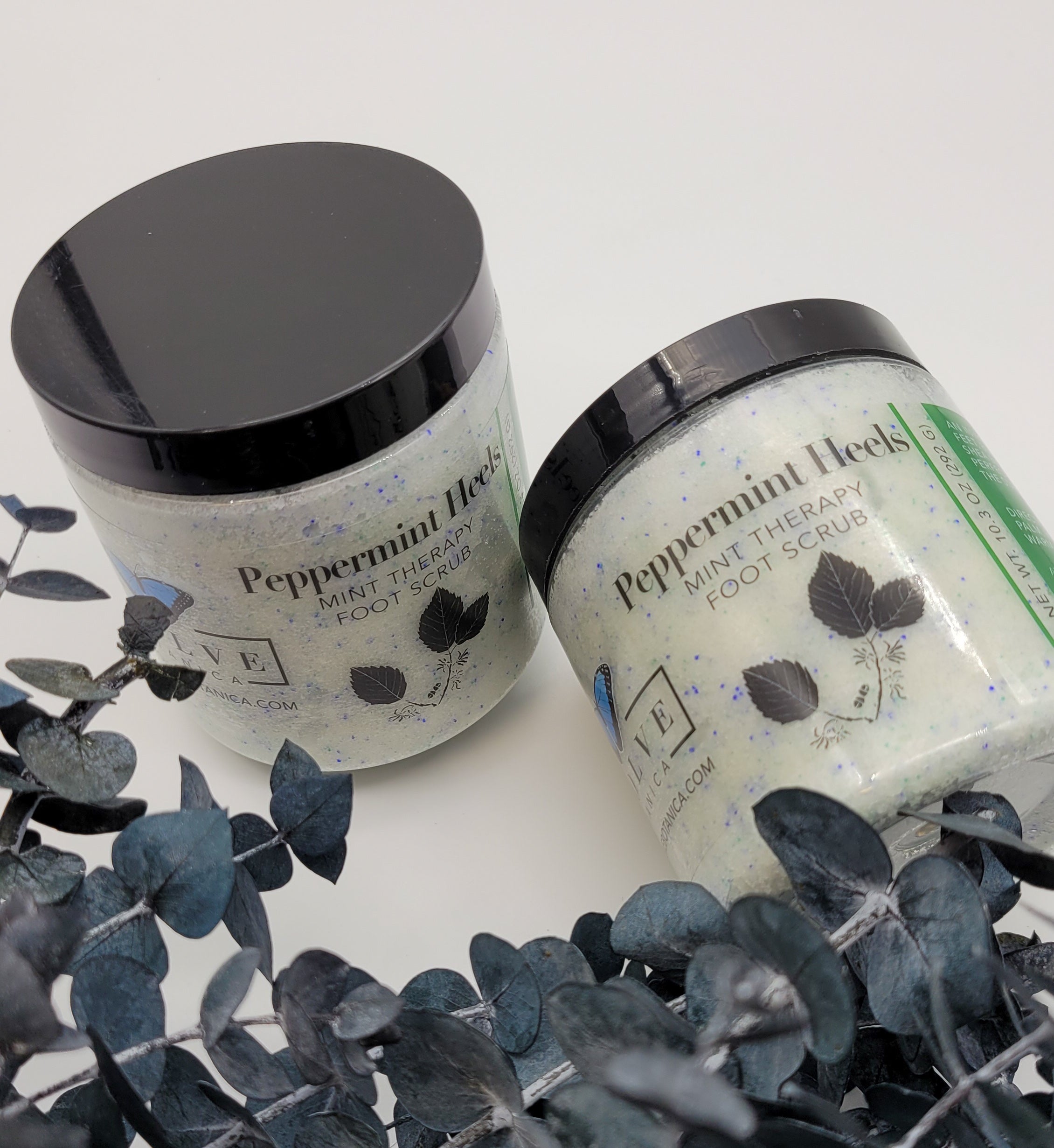 Cuidado de la piel - Exfoliante para pies Peppermint Heels Mint Therapy