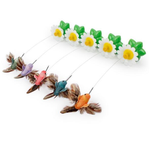 Electric Enchanting Rotating Flower Pet Toy