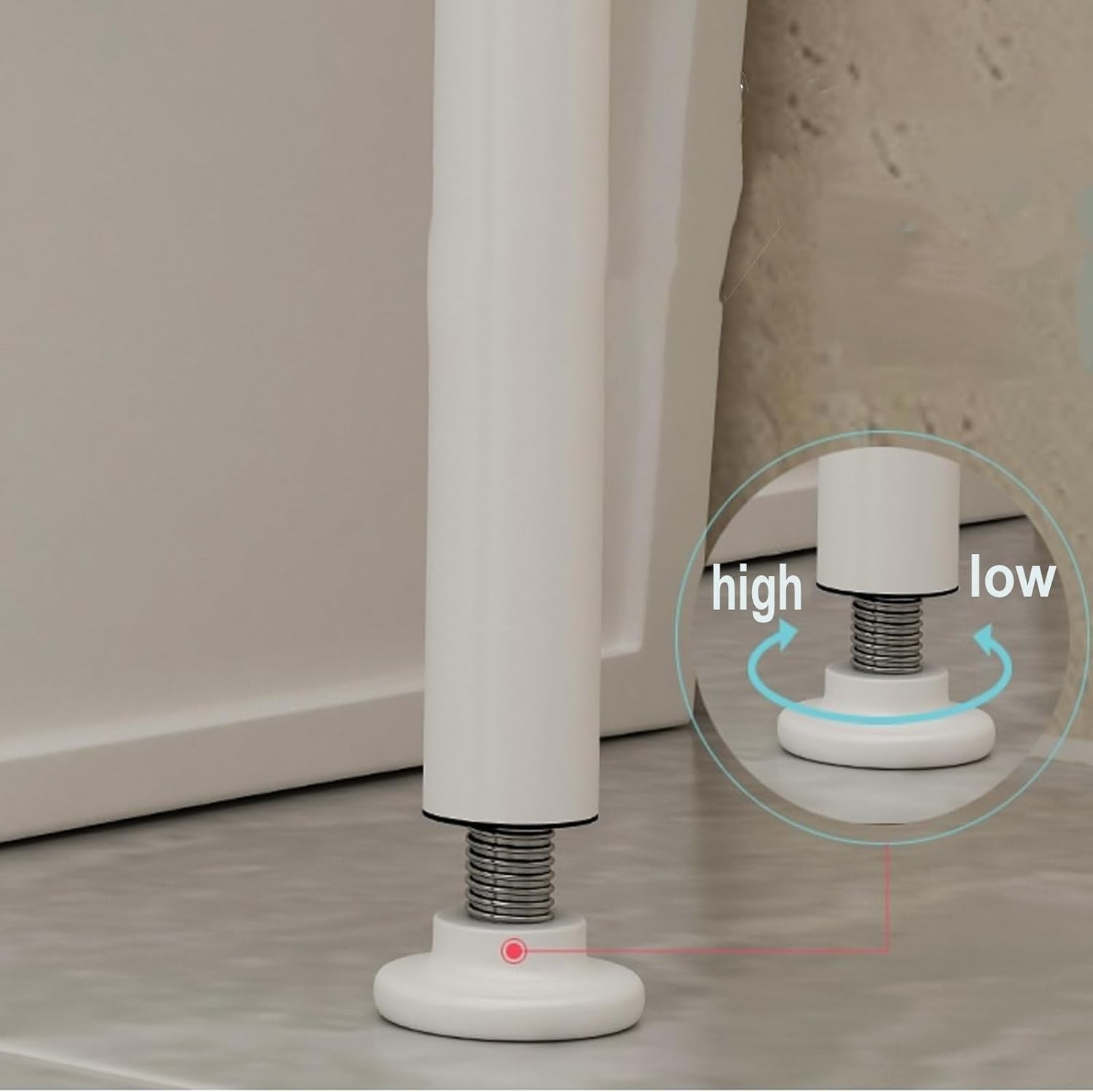 Estante de almacenamiento de 3 niveles para lavadora CARLA HOME, ideal para ahorrar espacio en el lavadero, toallas, detergente y artículos esenciales de baño.