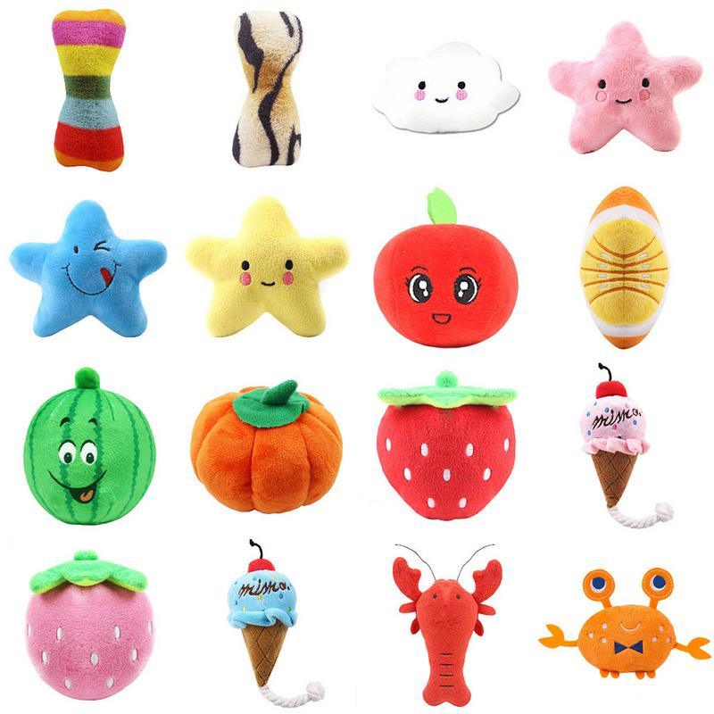 Fruity Fun Plush Pet Toy Set