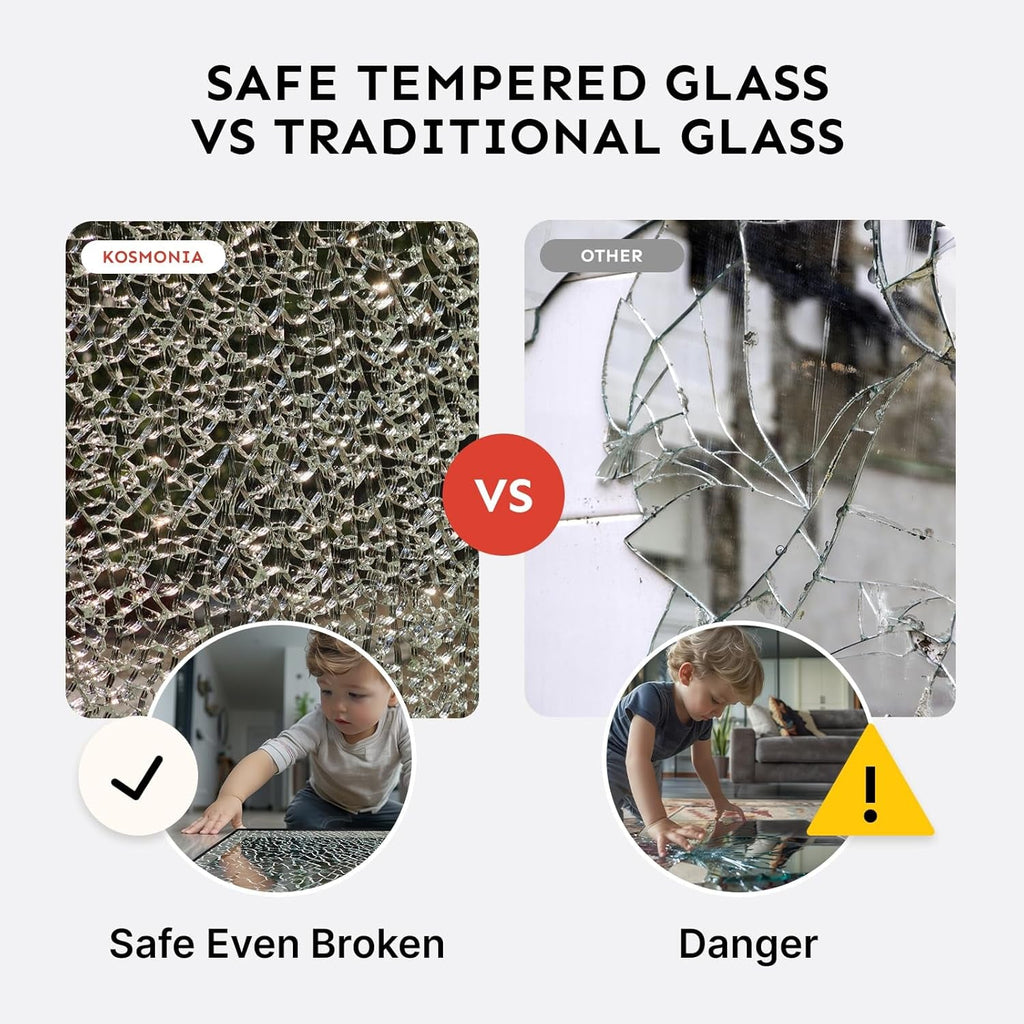 Bathroom Vanity Mirror 30x22 Aluminum Frame Durable