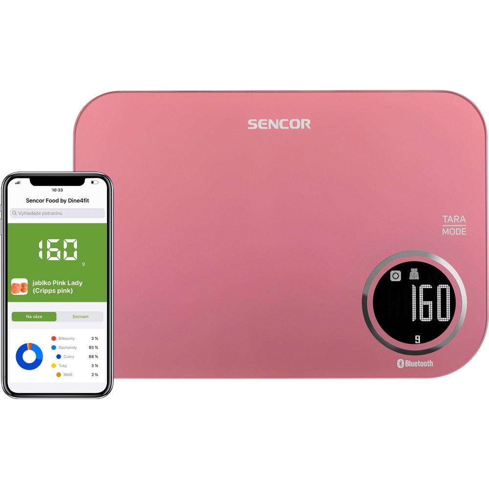 Sencor SKS 7074RD Bluetooth Kitchen Scale