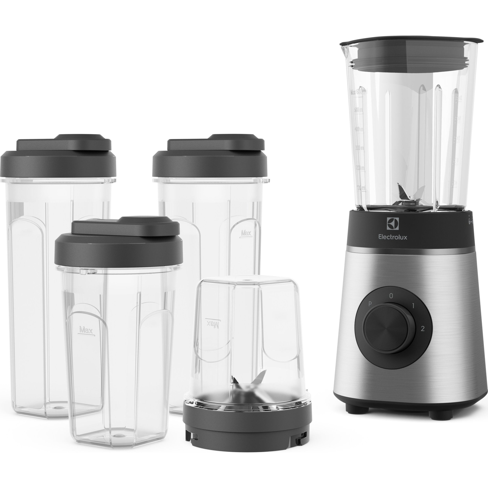 Electrolux E4CB1-6ST blender 600 L Blender pentru călătorii (sport) 350 W Din oţel inoxidabil (E4CB1-6ST)