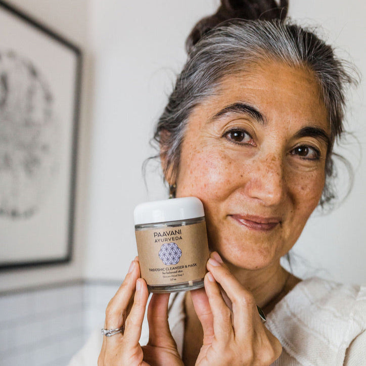 Ritual de cuidado de la piel Tridoshic | Set ayurvédico para pieles equilibradas y mixtas