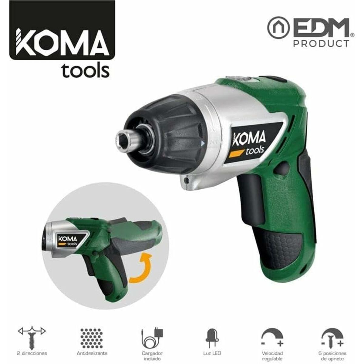 Destornillador eléctrico Koma Tools