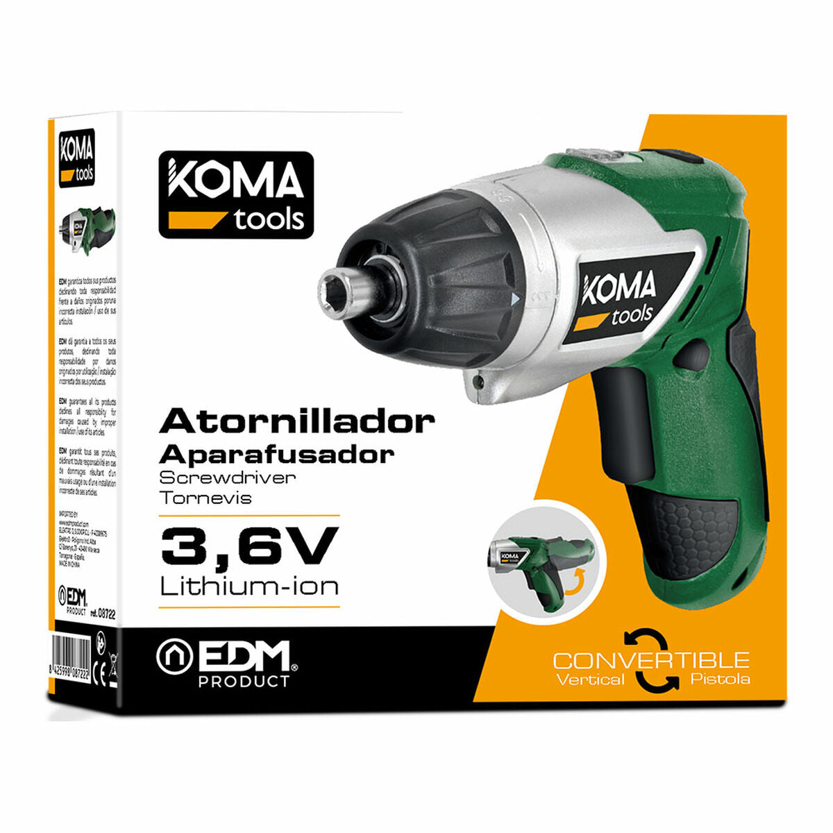 Destornillador eléctrico Koma Tools