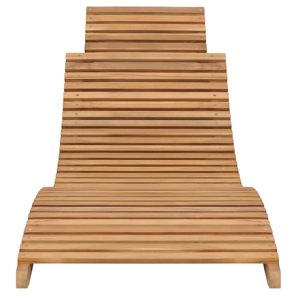 Conjunto de salón de patio plegable de 3 piezas vidaXL de madera maciza de teca