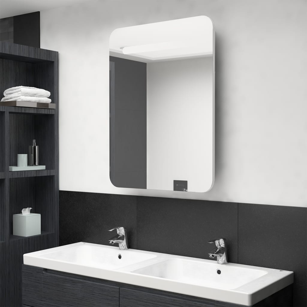 vidaXL Bathroom Cabinet Mirrored Bathroom Vanity Wall Mounted Medicine Cabinet