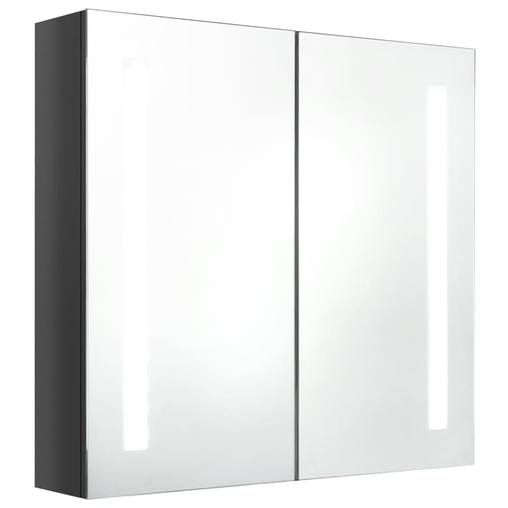 vidaXL Bathroom Cabinet Mirrored Bathroom Vanity Wall Mounted Medicine Cabinet