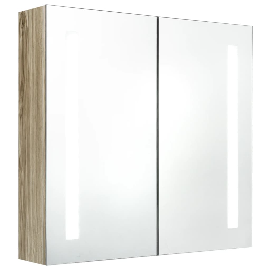 vidaXL Bathroom Cabinet Mirrored Bathroom Vanity Wall Mounted Medicine Cabinet