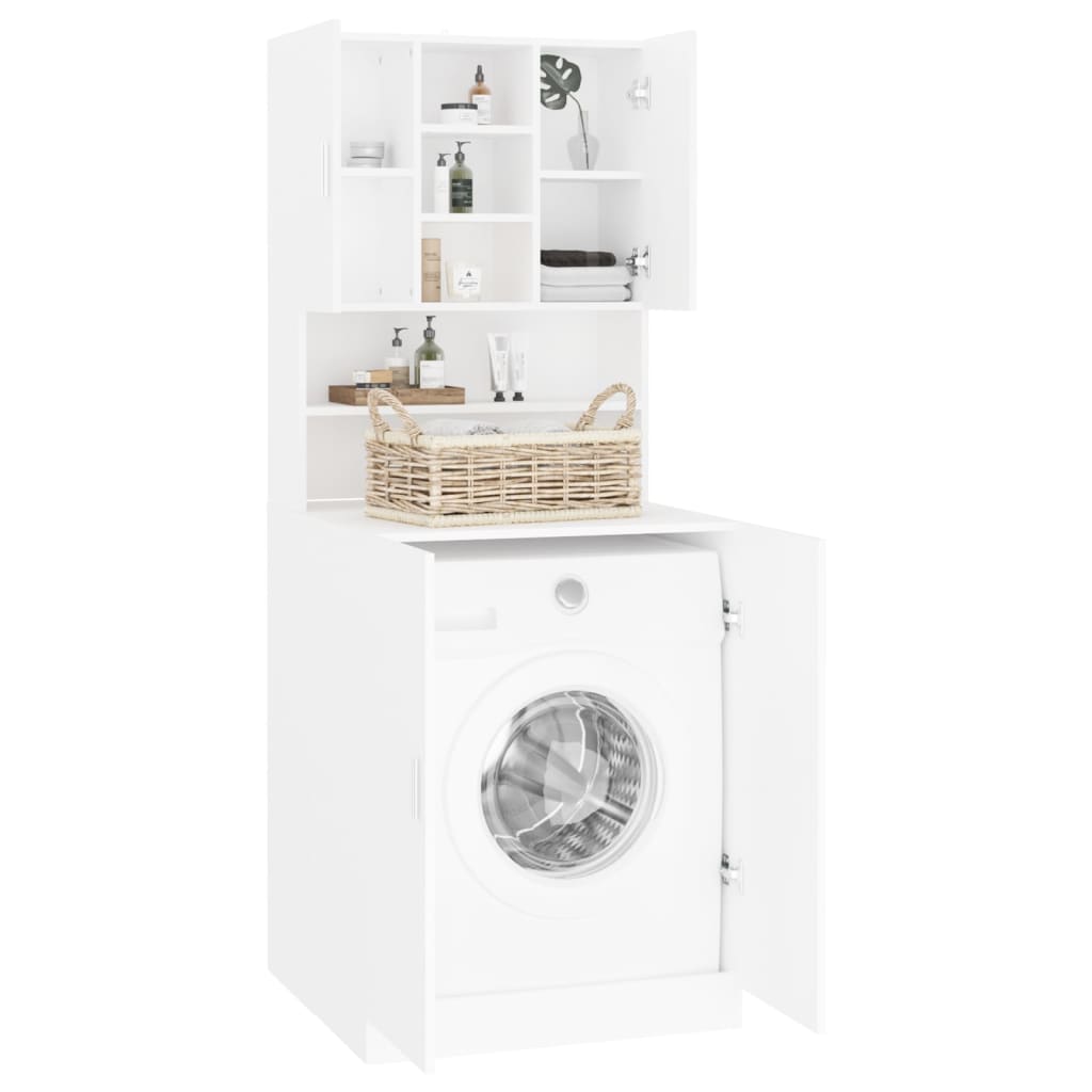 NNEVL Washing Machine Cabinet White