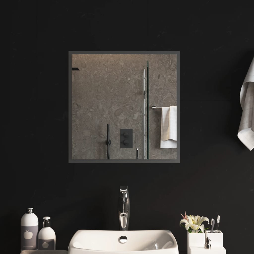 NNEVL LED Bathroom Mirror 50x50 cm