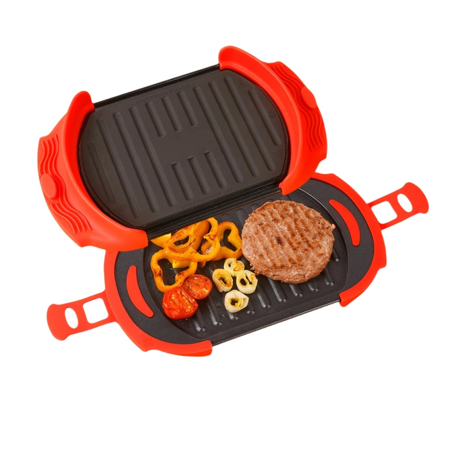 Prensa para paninis y sándwiches ajustable para microondas