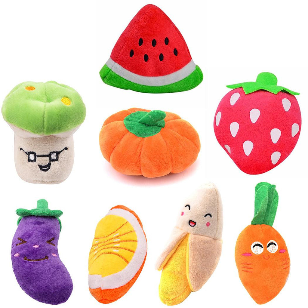 Fruity Fun Plush Pet Toy Set