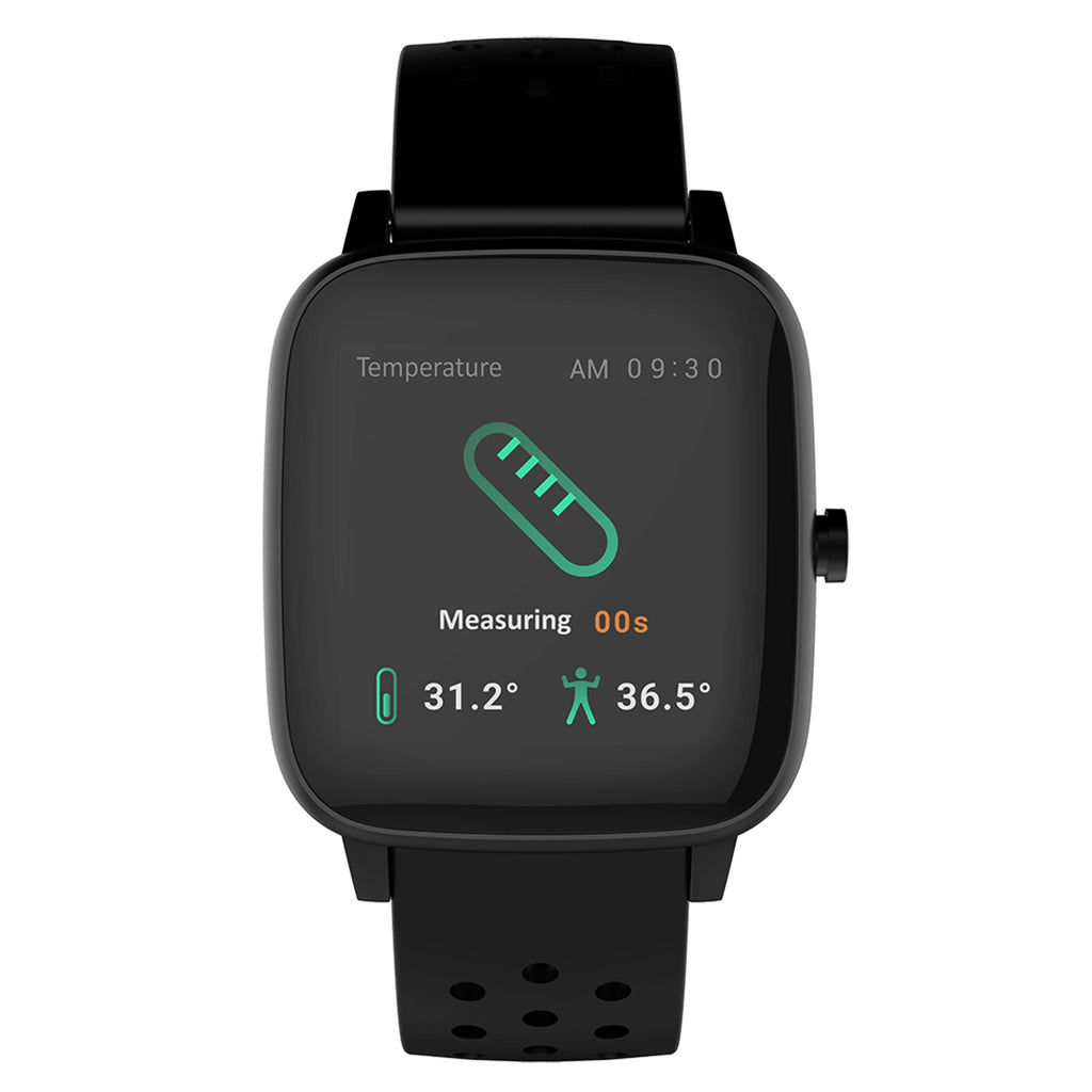Supersonic Smartwatch with Dynamic Heart Rate, Temperature, Blood Oxygen, and Blood Pressure Monitor