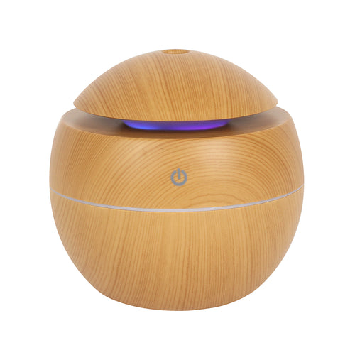 Small Round Wood Grain Aroma Diffuser