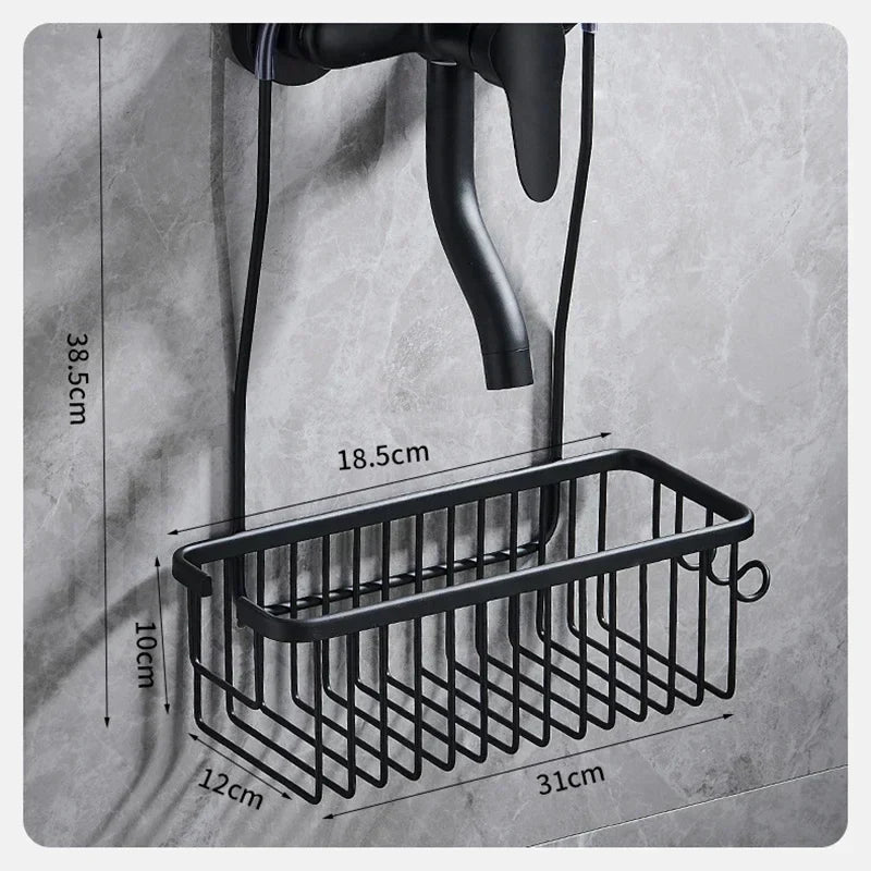 NNEOBA Aluminium Bathroom Shelf Shower Organizer