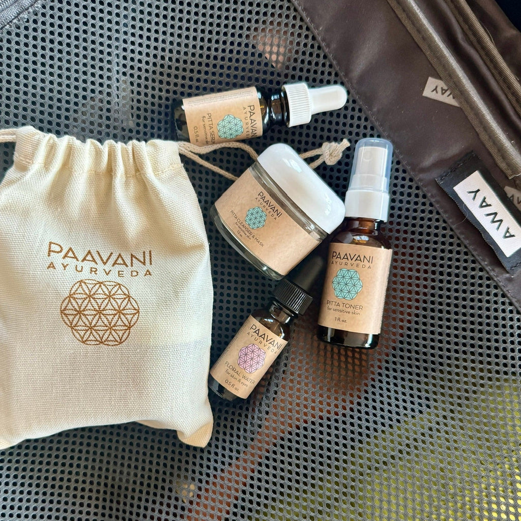 Travel Size Ayurvedic Skincare Rituals | TSA-Friendly Skincare for Every Dosha