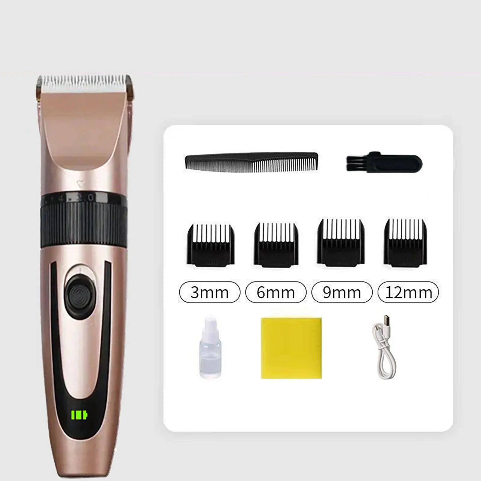 Cordless Hair Clippers for Men