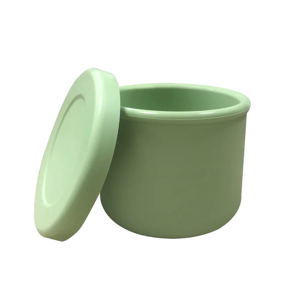 Venta al por mayor, stock listo, funda de silicona ecológica para recipiente para microondas, horno, fiambrera de oficina, juego de vajilla, tazón, taza