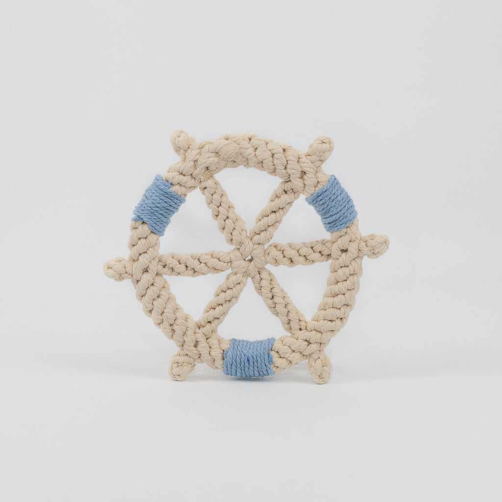 Color wheel Macrame Rope Pet Toy