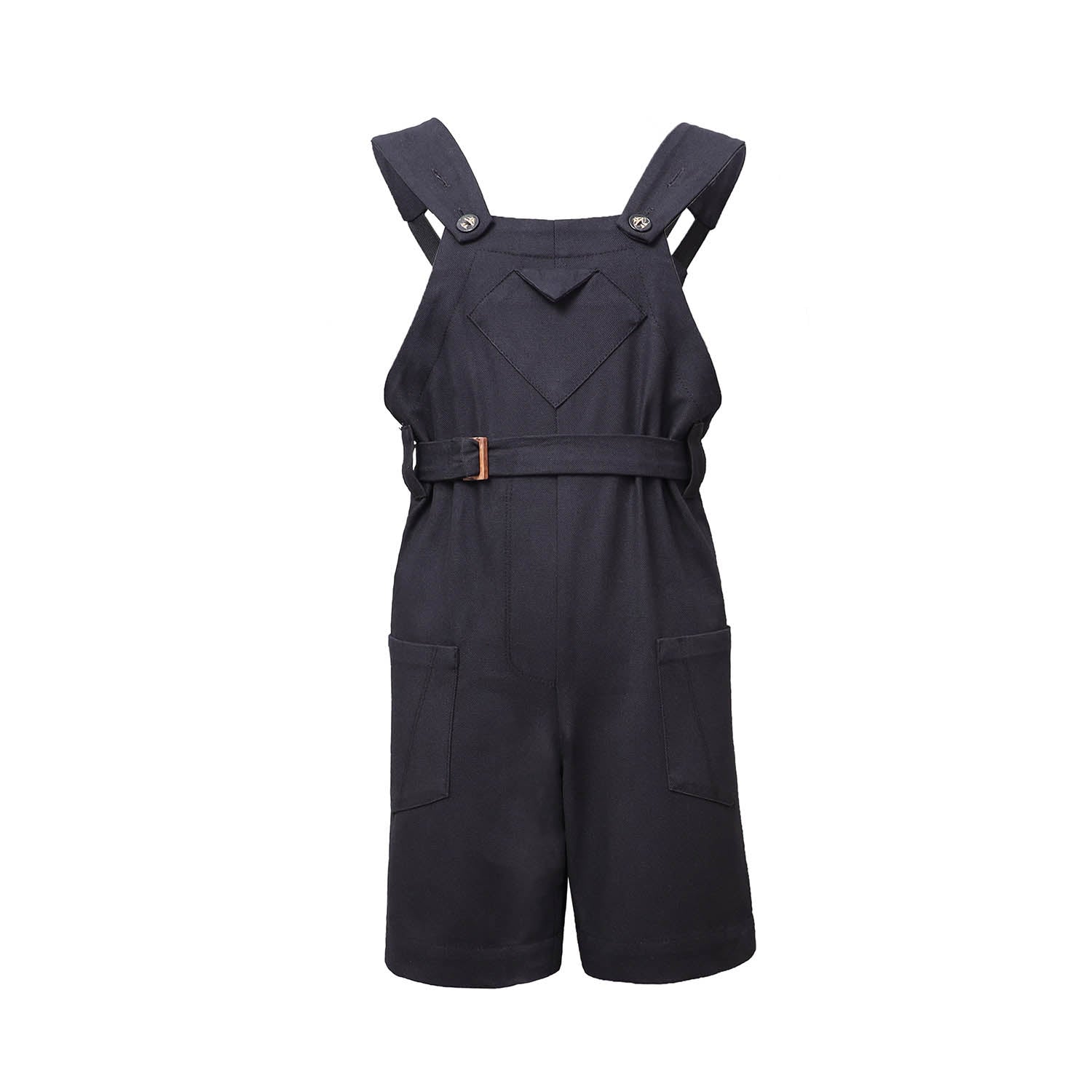 Kids Black Overall