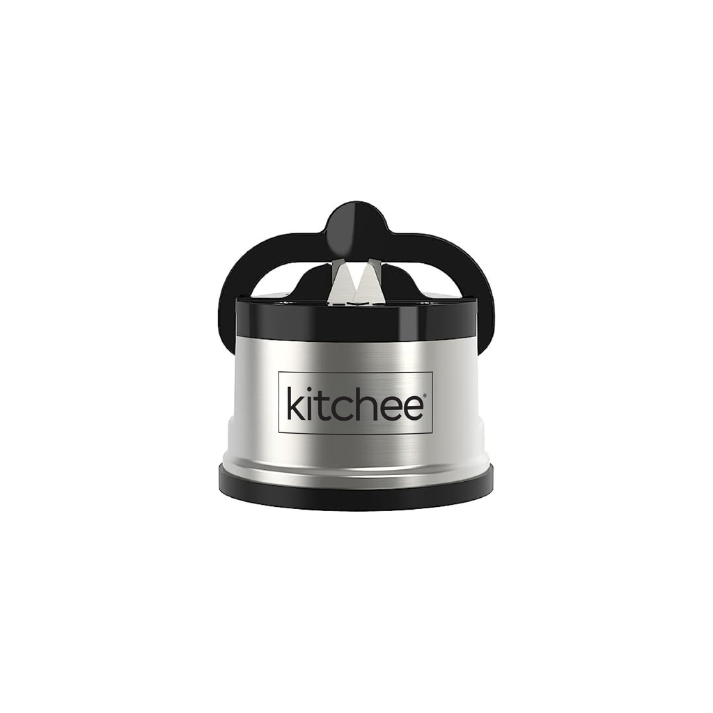 Afilador de cuchillos de cocina con ventosa para hojas y tijeras - Herramientas de afilado