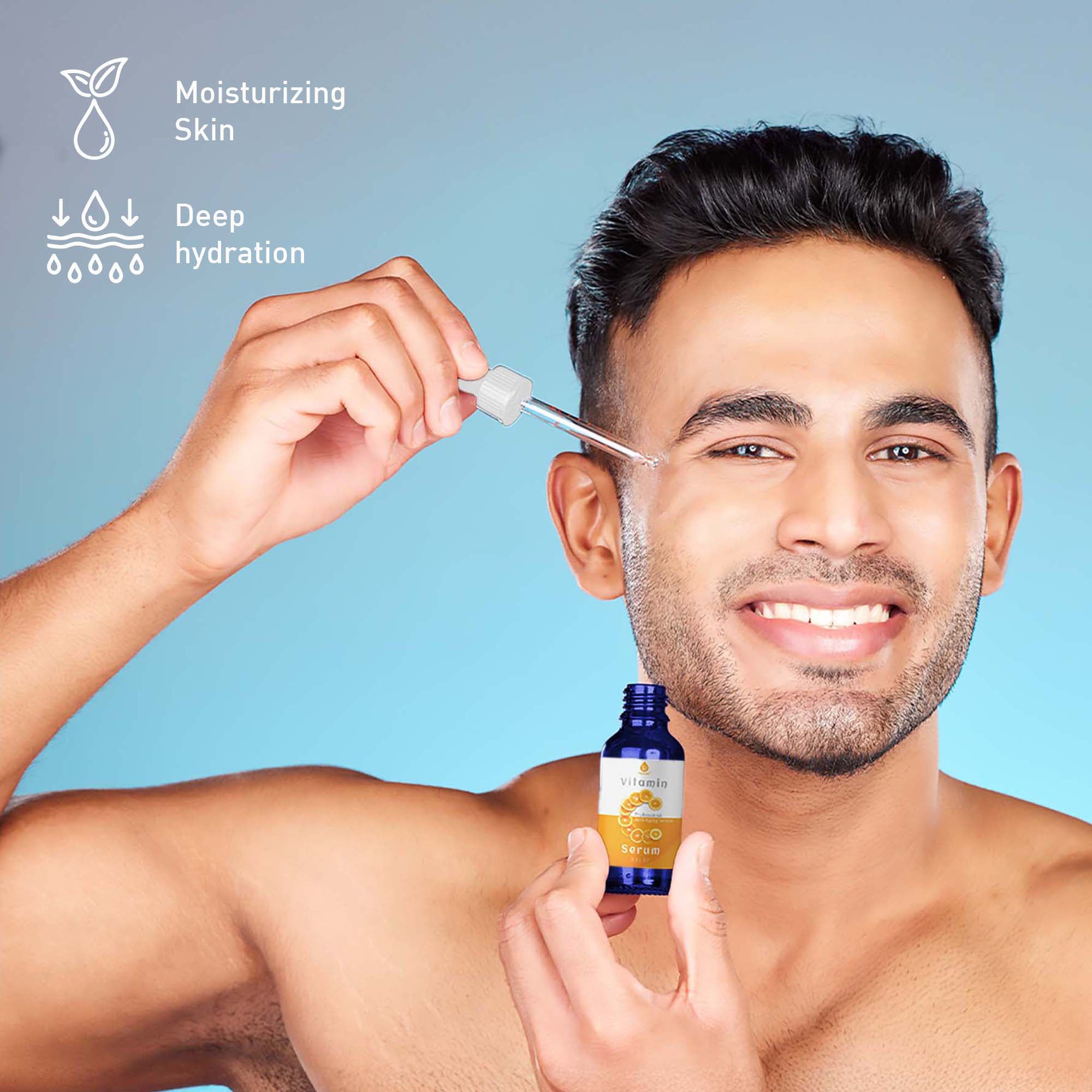 Paquete de cuidado de la piel con LED Pursonic: mascarilla facial con terapia de luz LED 7 en 1 + suero de vitamina C (85 g)