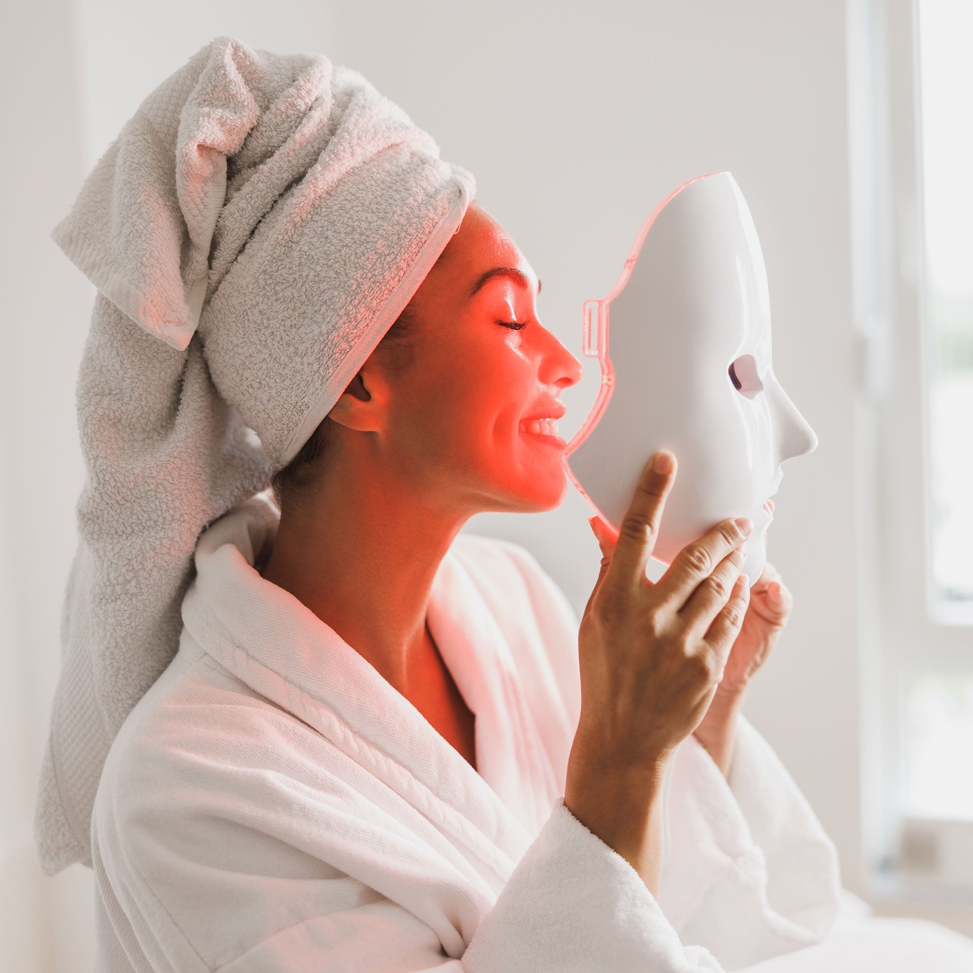 Máscara facial con terapia de luz LED 7 en 1: ¡cuidado de la piel avanzado en casa!