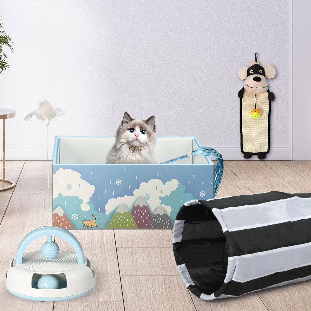 PaWz Interactive Pet Toy Set Cat Tunnel