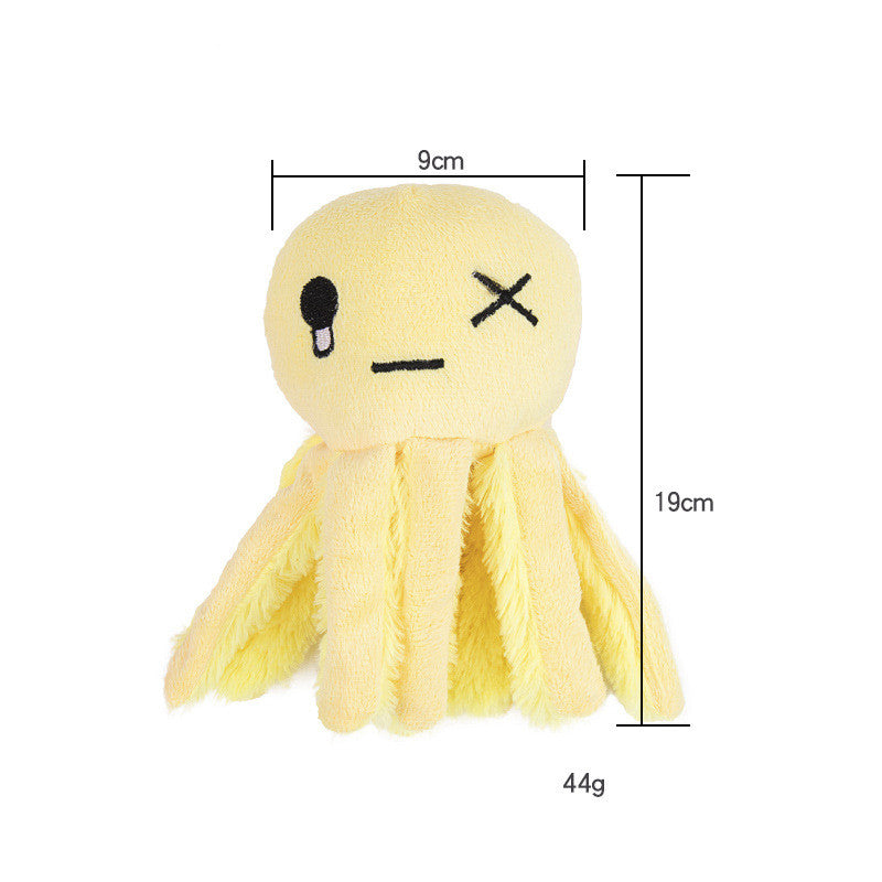 Octopus Plush Pet Chew Toy