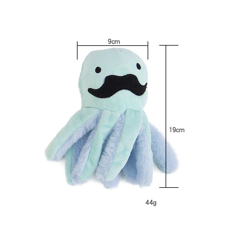 Octopus Plush Pet Chew Toy