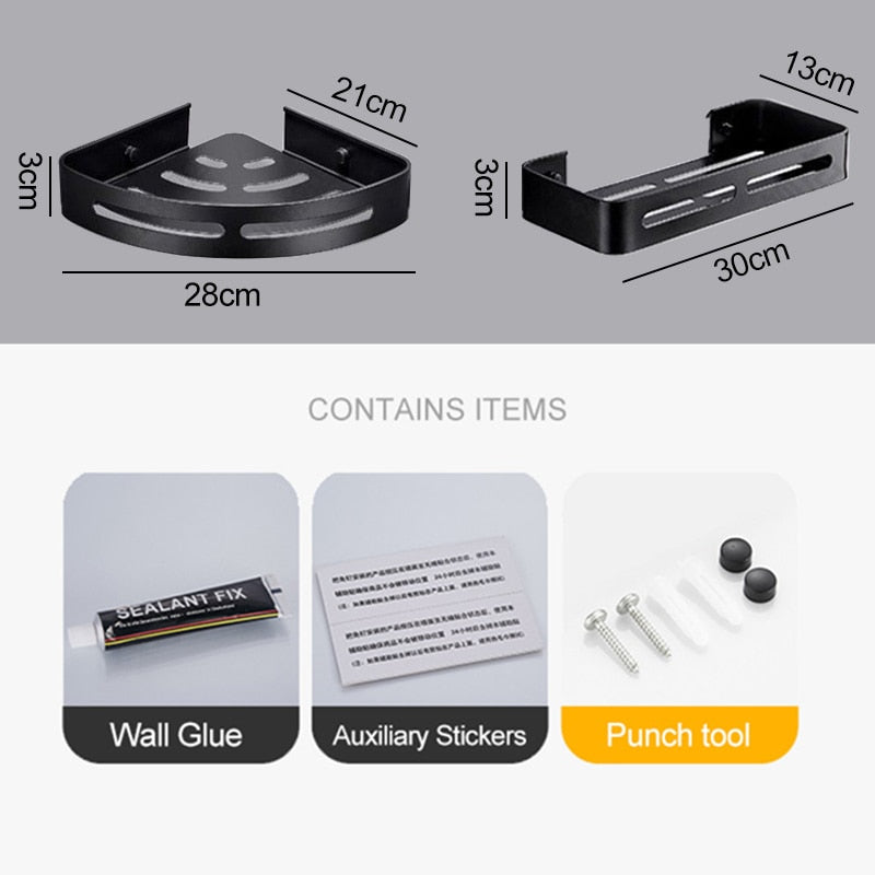 NNEOBA Bathroom Shelf Organizer Storage Rack