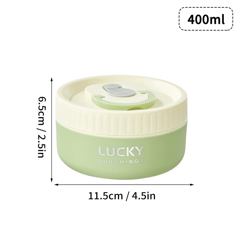 Lonchera térmica portátil sellada WORTHBUY para niños, apilable, apta para microondas, de acero inoxidable 304, contenedor de alimentos aislado.