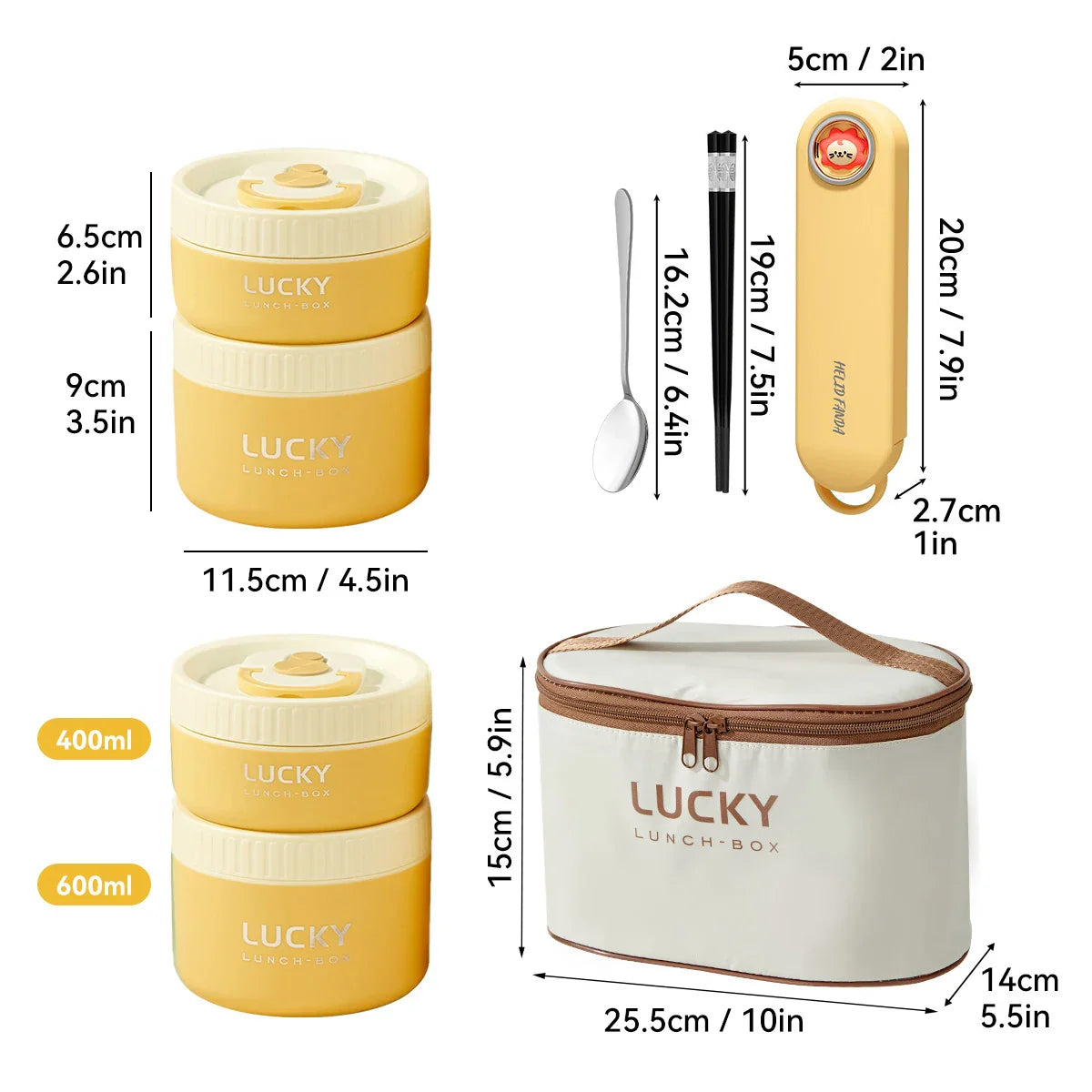 Lonchera térmica portátil sellada WORTHBUY para niños, apilable, apta para microondas, de acero inoxidable 304, contenedor de alimentos aislado.