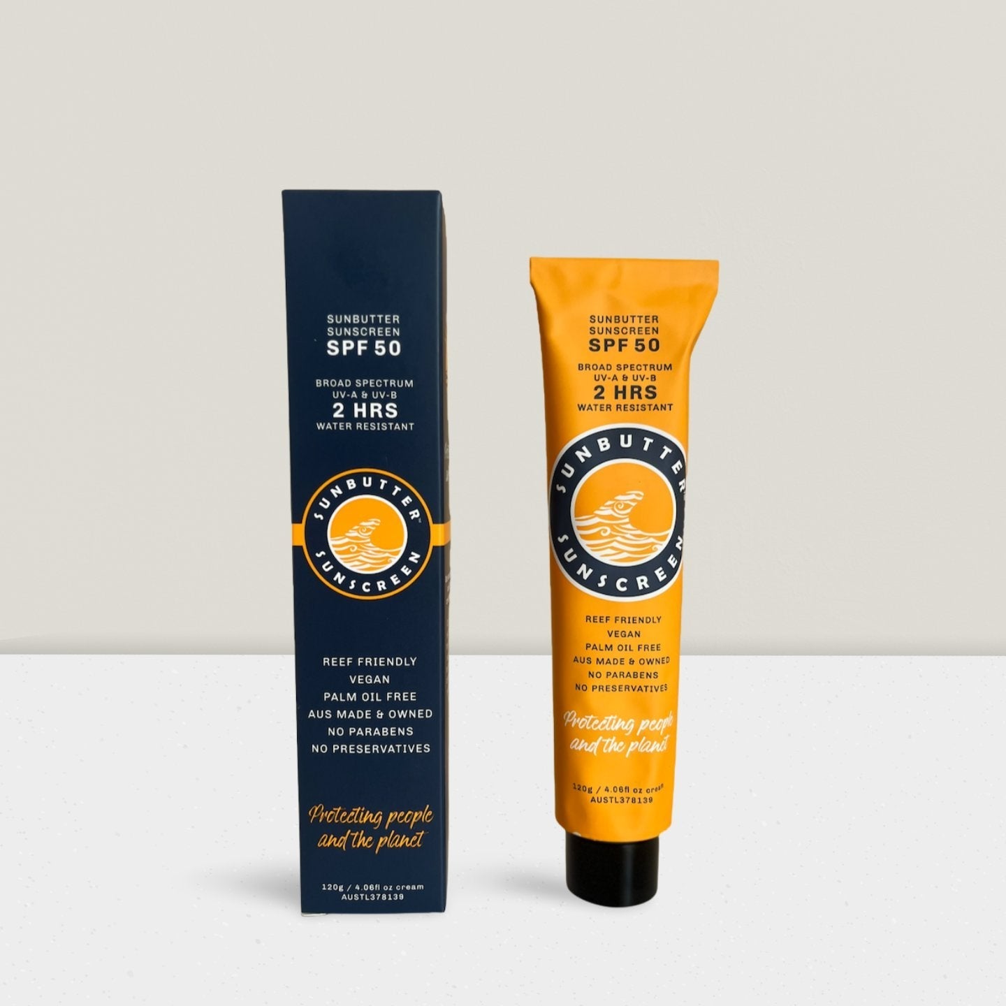 Tubo SunButter Skincare SPF50 - 120 g - ¡paquete de 2!