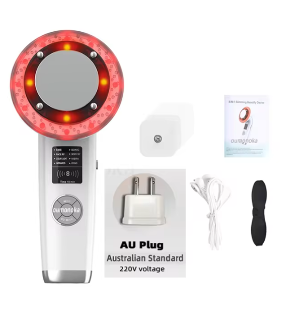 Máquina de lifting facial portátil NNEOBA: radiofrecuencia y terapia de luz roja