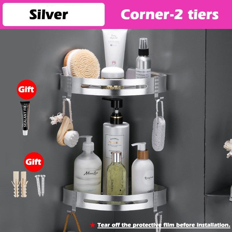 NNEOBA Bathroom Shelf Organizer Storage Rack