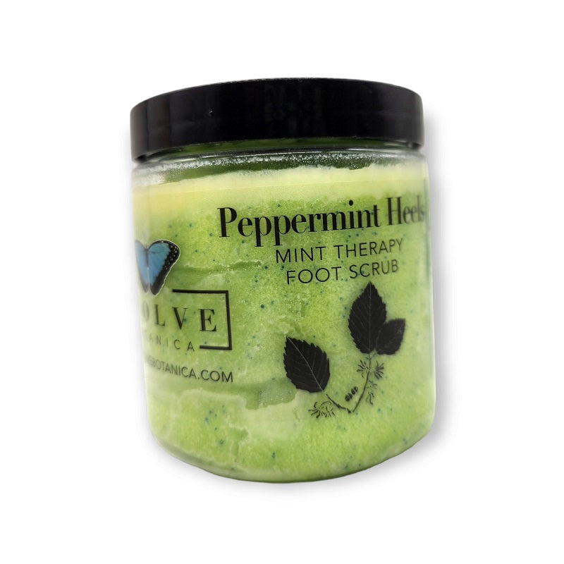 Cuidado de la piel - Exfoliante para pies Peppermint Heels Mint Therapy