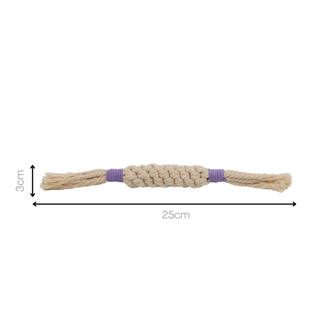 Rainbow Candy Macrame Rope Pet Toy