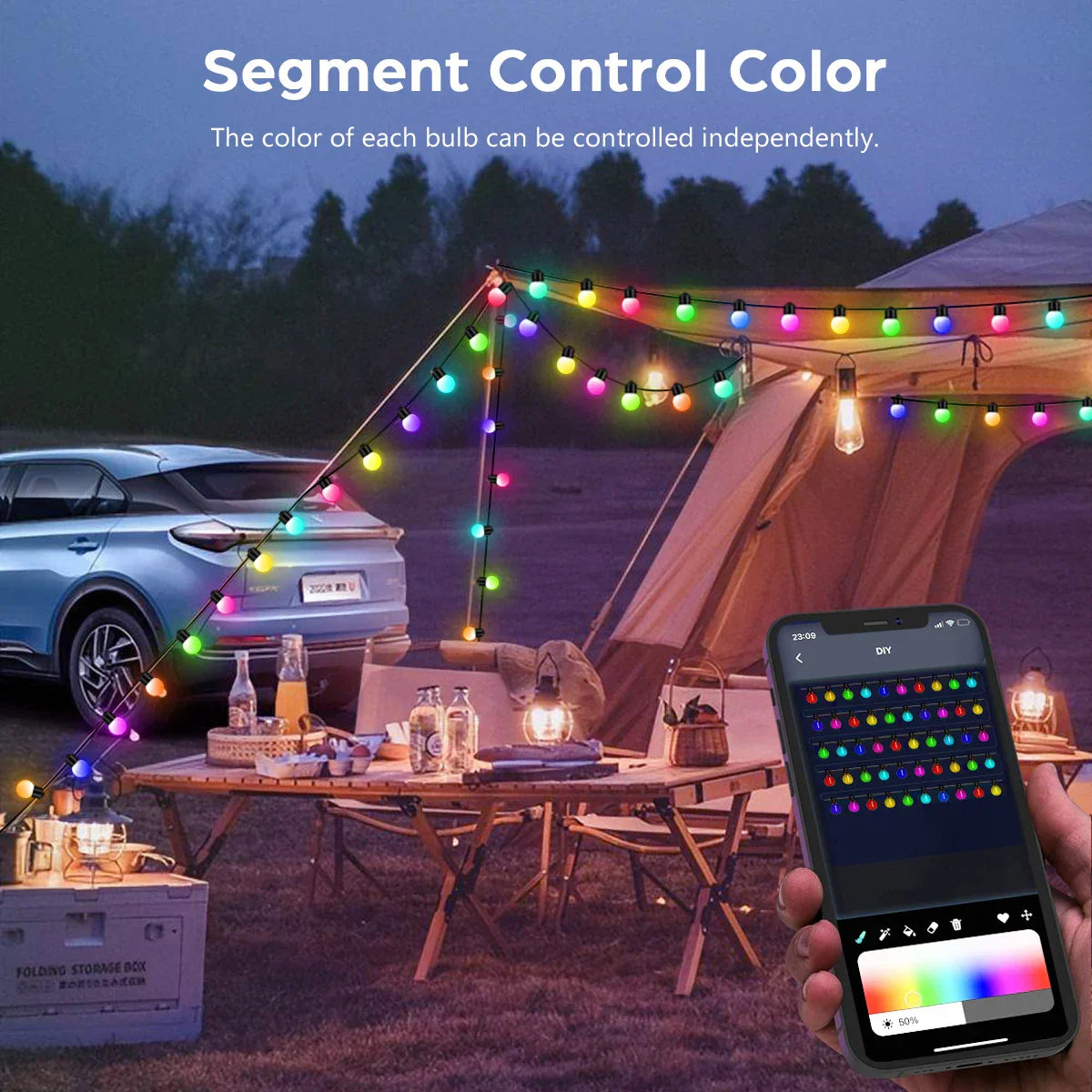 USB Bluetooth LED String Lights