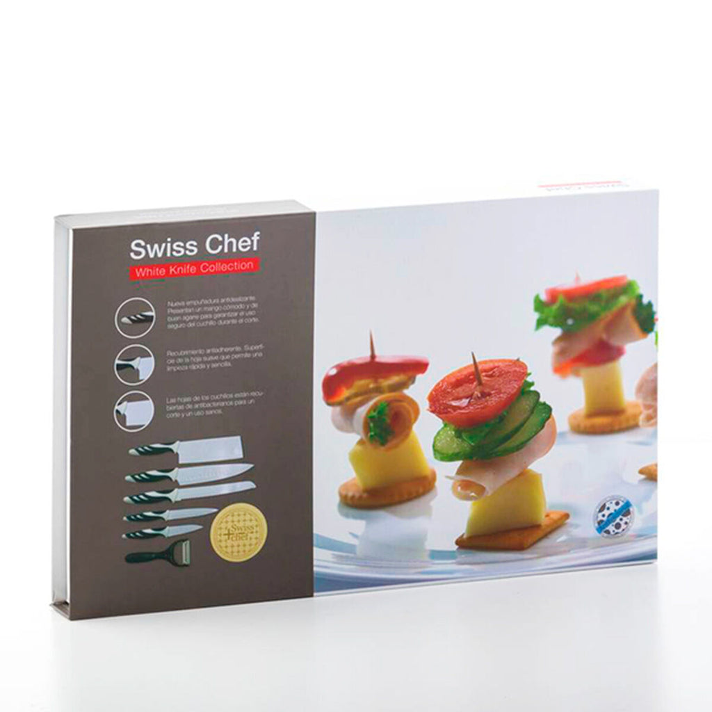 Juego de cuchillos Bravissima Kitchen Swiss Chef (6 piezas)