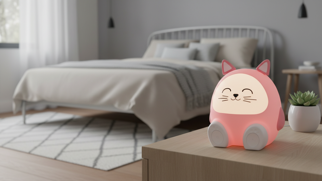 Bigben Kids MIA Light-Up Speaker and Night Light - Cat (BTKIDSCAT)