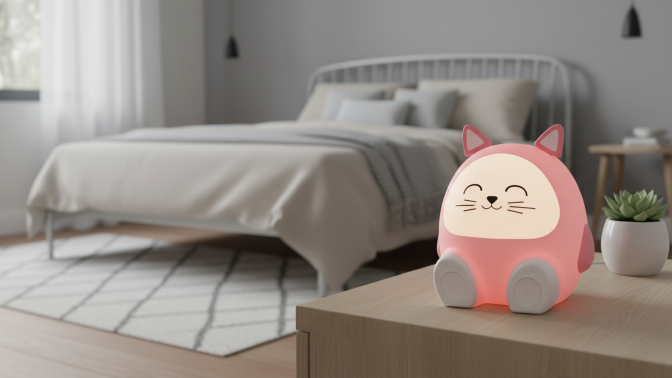 Bigben Kids MIA Light-Up Speaker and Night Light - Cat (BTKIDSCAT)