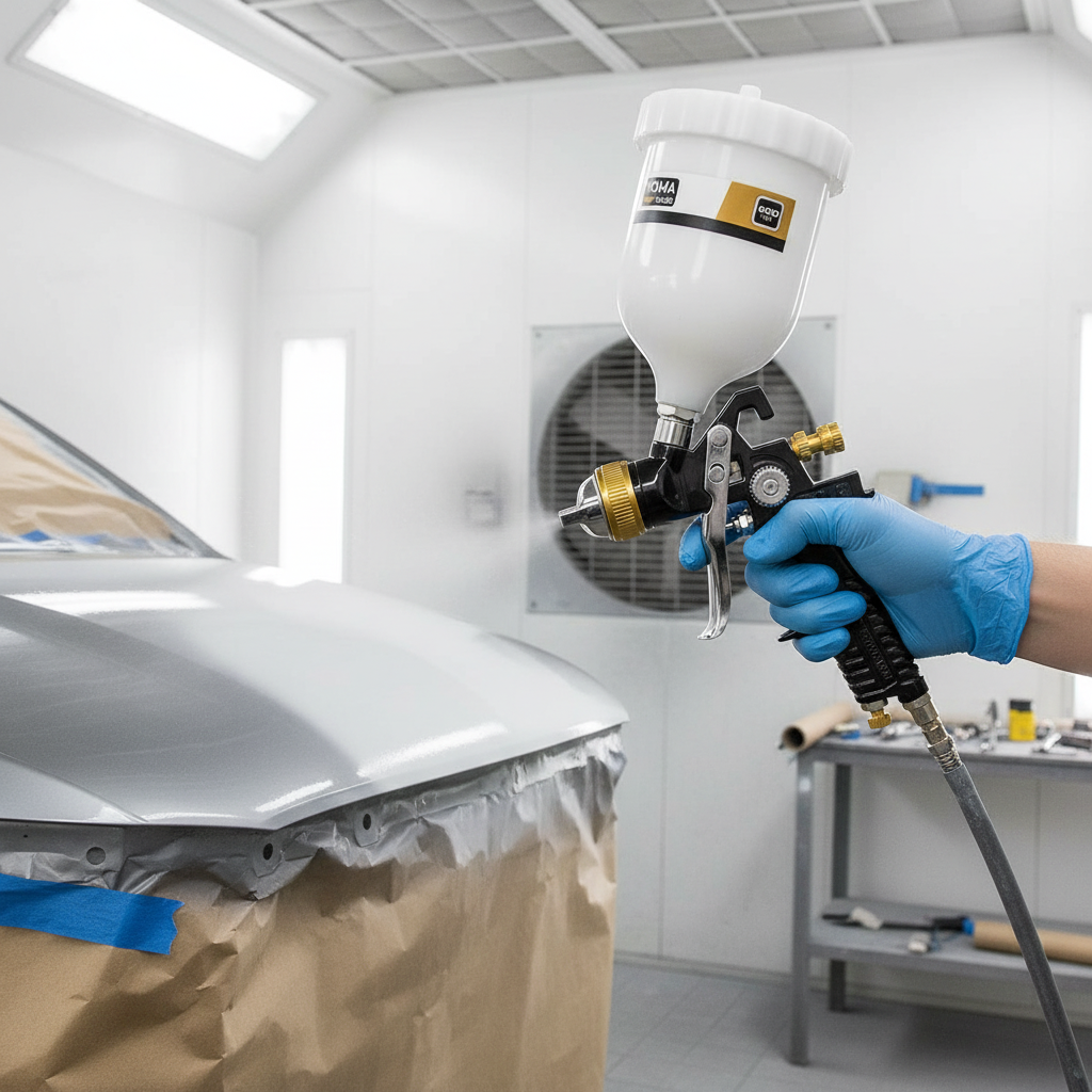 Pistola pulverizadora de pintura eléctrica Koma Tools